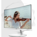 MSI Pro MP241CAW 24" Class Full HD Curved Screen LCD Monitor - 16:9 - Matt White