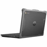 MAXCases HP-ESF-FCB-G10-GRY Extreme Shell-F2 Slide Case for Fortis Chromebook G10 11" and Clamshell Chrombook 11" G8/G9 (Gray/Clear)