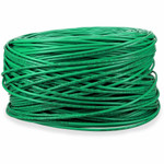 AddOn 1000ft Non-Terminated Green Cat6 UTP Plenum-Rated Copper Patch Cable