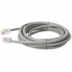 AddOn 4ft RJ-45 (Male) to RJ-45 (Male) Gray Non-Booted Cat6 UTP PVC Copper Patch Cable