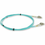 AddOn 2.5m LC (Male) to LC (Male) Straight Aqua OM4 Duplex Fiber OFNR (Riser-Rated) TAA Compliant Patch Cable