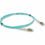 AddOn 2.5m LC (Male) to LC (Male) Straight Aqua OM4 Duplex Fiber OFNR (Riser-Rated) TAA Compliant Patch Cable