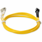 AddOn ADD-LC-MTRJ-4M5OM4-YW-TAA  Fiber Optic Duplex Patch Network Cable