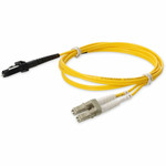 AddOn ADD-LC-MTRJ-4M5OM4-YW-TAA  Fiber Optic Duplex Patch Network Cable