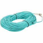 AddOn 60m LC (Male) to LC (Male) Aqua OM4 Duplex Fiber Plenum Patch Cable