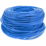 AddOn 1000ft Non-Terminated Blue Cat6 STP PVC Copper Patch Cable