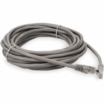 AddOn 16ft RJ-45 (Male) to RJ-45 (Male) Straight Gray Cat6 UTP PVC Copper Patch Cable