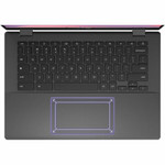 Asus Chromebook CM14 CM1402F CM1402FM2A-DS84FT-S 14" Touchscreen Convertible 2 in 1 Chromebook - Full HD - Octa-core (ARM Cortex A76 + Cortex A55) - 8 GB - 64 GB Flash Memory - Gravity Gray