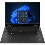 Lenovo ThinkPad X13 Gen 5 21LW002BUS 13.3" Touchscreen Convertible 2 in 1 Notebook - WUXGA - Intel Core Ultra 7 165U - 16 GB - 1 TB SSD - English Keyboard - Black