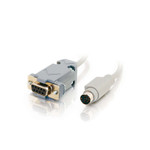 C2G 25041 6ft DB9 Female to 8-pin Mini Din Male Adapter Cable