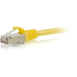 C2G 00873 25ft Cat6 Ethernet Cable - Snagless Shielded (STP) - Yellow