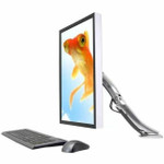 Lenovo Ergotron MX Mounting Arm for LCD Display, All-in-One Computer, Monitor, Display, TV, LCD Monitor - Polished Aluminum