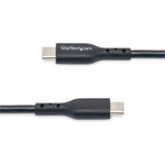 StarTech.com 3ft (0.9m) USB-C Charging Cable, USB 2.0 Type-C Laptop Charger Cord, 60W Power Delivery, TPE Jacket, Data Transfer Cable
