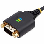 StarTech.com 6.6ft/2m USB to Null Modem Serial Adapter Cable, COM Retention, FTDI, RS232, Changeable DB9 Screws/Nuts, Windows/macOS/Linux