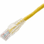 AddOn 14ft Yellow CAT 6 PVC Ethernet Cable Snagless Easy Clear Boot TAA RJ-45 M/M
