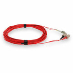 AddOn ADD-SC-LC-10M5OM4-RD Fiber Optic Duplex Patch Network Cable