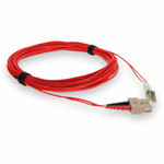 AddOn ADD-SC-LC-10M5OM4-RD Fiber Optic Duplex Patch Network Cable