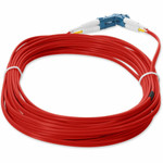 AddOn 3m LC (Male) to LC (Male) Red OS2 Duplex Fiber OFNR (Riser-Rated) Patch Cable