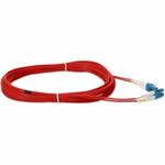 AddOn 3m LC (Male) to LC (Male) Red OS2 Duplex Fiber OFNR (Riser-Rated) Patch Cable