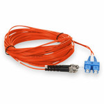 AddOn ADD-ST-SC-1M9SMF-OE Fiber Optic Duplex Patch Network Cable
