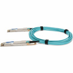 AddOn AOC-D-D-400G-5M-AO Fiber Optic Network Cable