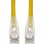 AddOn 20ft Yellow CAT 6A Shielded PVC Ethernet Cable Snagless Bubble Boot RJ-45 M/M
