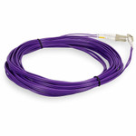 AddOn 8m LC (Male) to LC (Male) Purple OM4 Duplex Fiber OFNR (Riser-Rated) Patch Cable