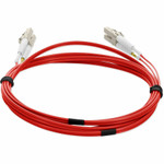 AddOn ADD-LC-LC-8M6MMF-RD-TAA Fiber Optic Duplex Patch Network Cable
