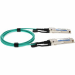 Mellanox MFS1S00-H010V Compatible TAA 200GBase-AOC QSFP56 DSP Active Optical Cable (850nm, MMF, 10m)