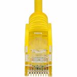StarTech N6PAT50YLS 50ft White Slim CAT6 Ethernet Cable, Slim Snagless RJ45, UTP, LSZH, 28AWG Bare Copper, Slim Network Patch Cord, Fluke Tested