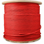 AddOn 1000ft Non-Terminated Red Cat6A UTP PVC Copper Patch Cable