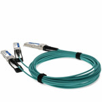 Mellanox MFS1S50-H015V Compatible TAA 200G-AOC QSFP56 to 2xQSFP56 Infiniband HDR Active Optical Cable (850nm, MMF, 15m, LSZH)