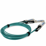 Mellanox MFS1S50-H015V Compatible TAA 200G-AOC QSFP56 to 2xQSFP56 Infiniband HDR Active Optical Cable (850nm, MMF, 15m, LSZH)