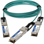 Mellanox MFS1S50-H015V Compatible TAA 200G-AOC QSFP56 to 2xQSFP56 Infiniband HDR Active Optical Cable (850nm, MMF, 15m, LSZH)