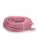 AddOn 60ft RJ-45 (Male) to RJ-45 (Male) Pink Cat6 Straight STP PVC Copper Patch Cable