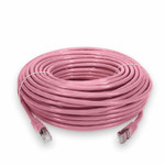 AddOn 60ft RJ-45 (Male) to RJ-45 (Male) Pink Cat6 Straight STP PVC Copper Patch Cable