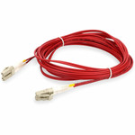 AddOn ADD-LC-LC-6M5OM4-RD-TAA Fiber Optic Duplex Patch Network Cable