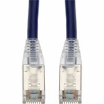 AddOn 100ft Purple CAT 6A Shielded PVC Ethernet Cable Snagless Bubble Boot RJ-45 M/M