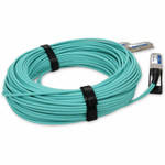 Mellanox MFS1S50-H030V Compatible TAA Compliant 200G-AOC QSFP56 to 2xQSFP56 Infiniband HDR Active Optical Cable (850nm, MMF, 30m, LSZH)