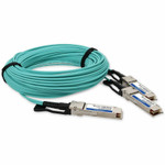 Mellanox MFS1S50-H030V Compatible TAA Compliant 200G-AOC QSFP56 to 2xQSFP56 Infiniband HDR Active Optical Cable (850nm, MMF, 30m, LSZH)