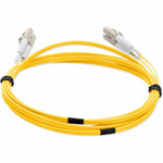 AddOn ADD-LC-LC-1M6MMF-YW-TAA Fiber Optic Duplex Patch Network Cable