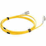 AddOn ADD-LC-LC-1M6MMF-YW-TAA Fiber Optic Duplex Patch Network Cable