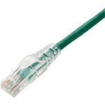 AddOn 12ft Green CAT 6 PVC Ethernet Cable Snagless Easy Clear Boot TAA RJ-45 M/M