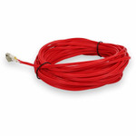 AddOn 15m LC (Male) to LC (Male) Red OM4 OFNR (Riser-Rated) TAA Compliant Patch Cable
