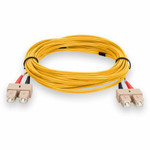 AddOn ADD-SC-SC-10M6MMF-YW Fiber Optic Duplex Patch Network Cable