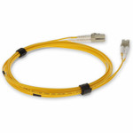 AddOn ADD-LC-LC-3M5OM4-YW-TAA Fiber Optic Duplex Patch Network Cable