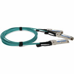 Mellanox MFS1S50-H003V Compatible TAA 200G-AOC QSFP56 to 2xQSFP56 Infiniband HDR Active Optical Cable (850nm, MMF, 3m, LSZH)