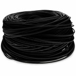 AddOn 1000ft Non-Terminated Black Cat6 STP PVC Copper Patch Cable