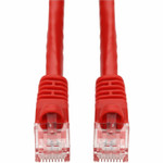 AddOn 15ft Red CAT 5E PVC Ethernet Cable Snagless Bubble Boot RJ-45 M/M