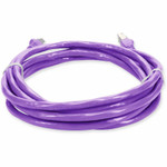 AddOn 10ft RJ-45 (Male) to RJ-45 (Male) Violet Cat6 STP PVC Copper Patch Cable